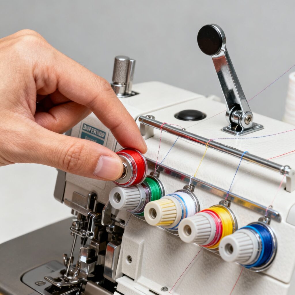 Adjusting Serger Tension Differential Feed