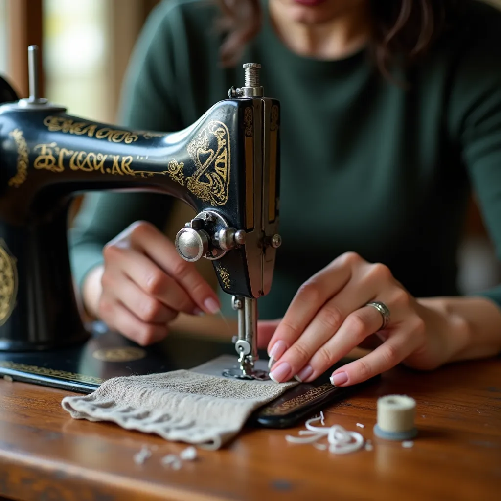 Common sewing machine issues tangled bobbin thread skipped stitches broken needle fix guide photo