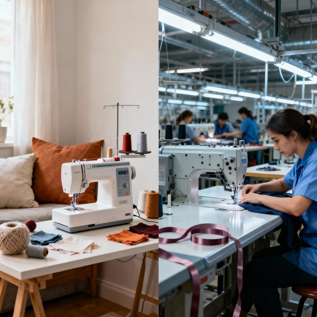 Home vs Industrial Serger Machines