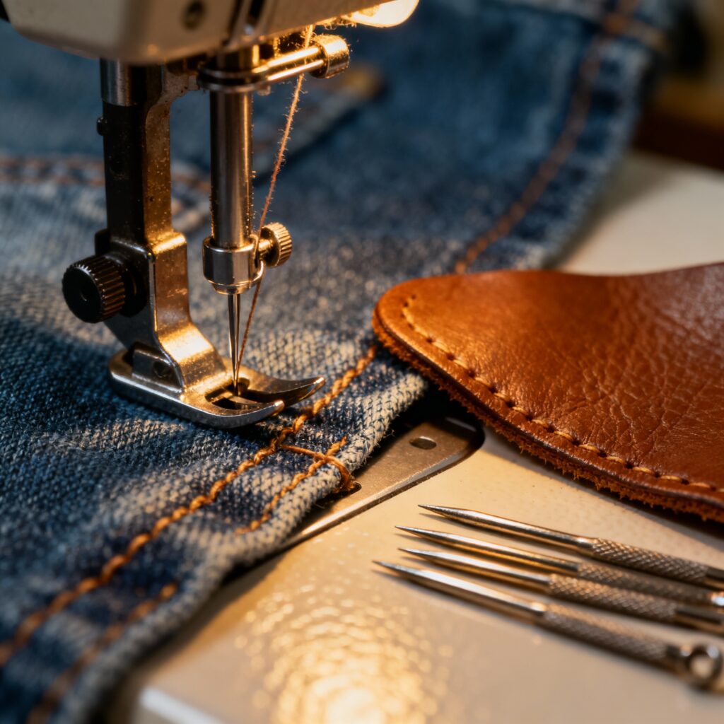 Needles for Denim and Leather