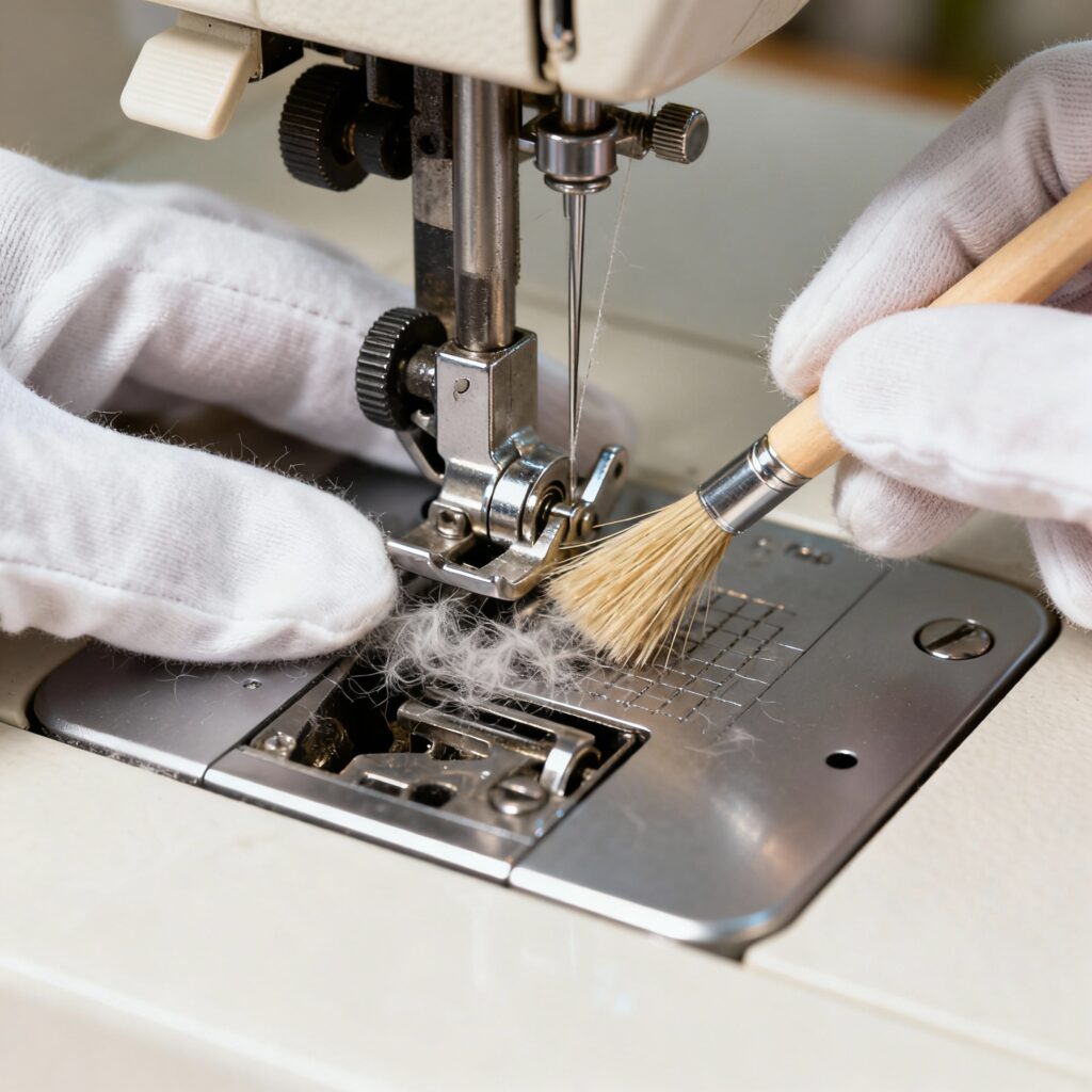 Spring Sewing Machine Cleaning