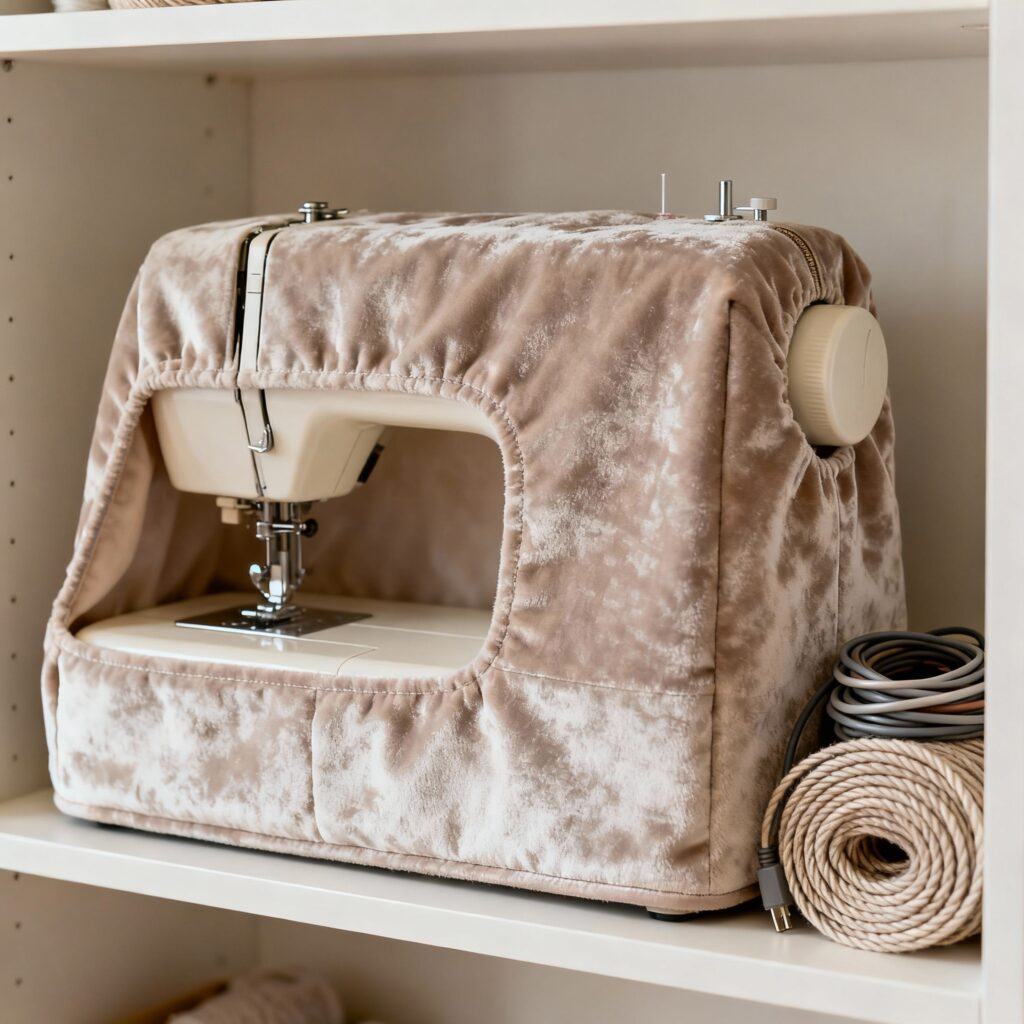Winter Sewing Machine Storage